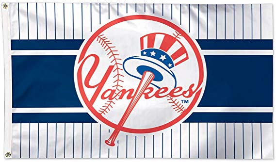 WinCraft MLB New York Yankees 02506115 Deluxe Flag, 3' x 5'