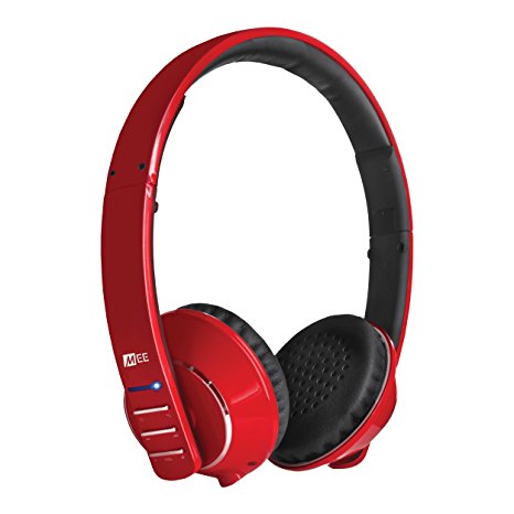 MEE audio Runaway 4.0 Bluetooth Stereo Wireless   Wired Headphones with Microphone (Red)