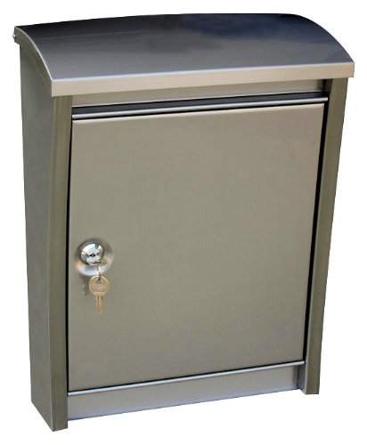 NACH TX-77SS Dorsa Stainless Steel Mail Box with Key Large