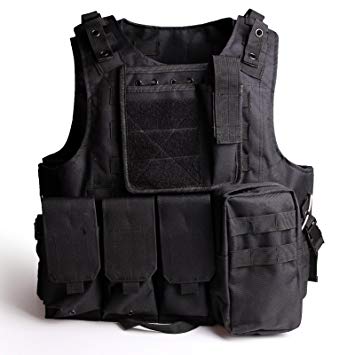 Solomone Cavalli Tactical Molle Combat Vest Airsoft Camouflage Police Fully Adjustable