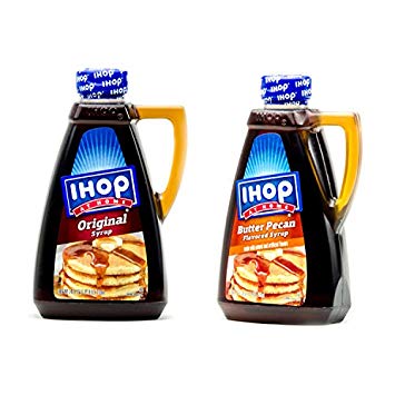 Ihop At Home Variety Pack with Original and Butter Pecan Syrup 24oz Bottles