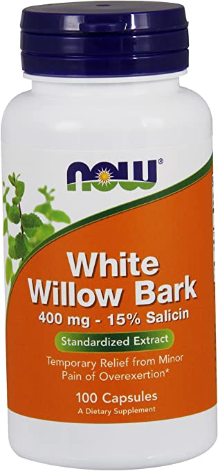 Now Foods, Willow Bark Extract, 400 mg, 100 Capsules