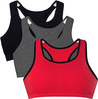 Fruit of the Loom womens Tank Style Cotton Sports Bra