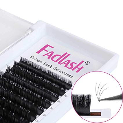 Volume Lash Extensions D Curl 0.07mm 10mm 11mm 12mm Mixed in One Line Raid Blooming 3D 5D 6D 7D~10D Eyelash Extensions by FADLASH
