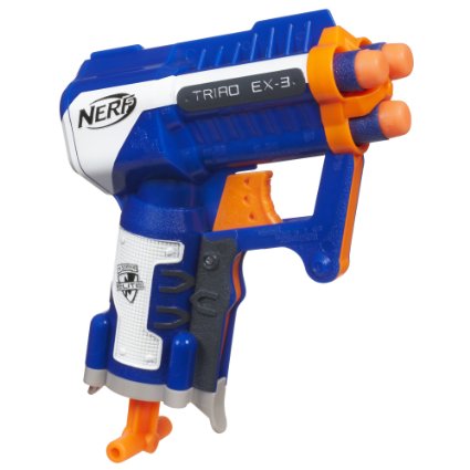 Nerf N-Strike Elite Triad EX-3 Blaster Colors may vary