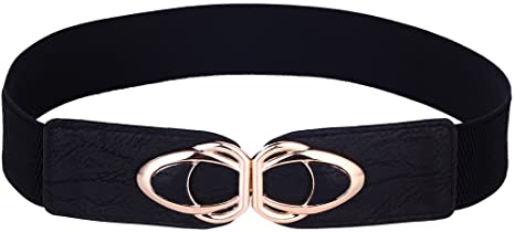 Beltox Womens Belts Elastic Stretch Cinch Plus Fashion Dress Belts for ladies