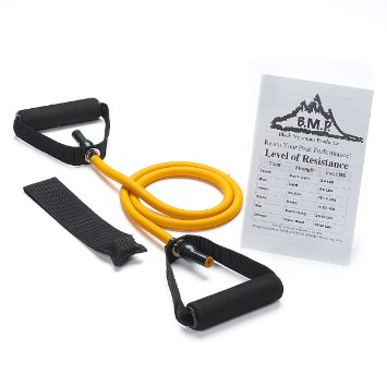 Black Mountain Products Single Resistance Band - Door Anchor and Starter Guide Included