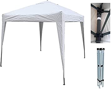 2x2m Pop-up Gazebo Waterproof Outdoor Garden Marquee Canopy No Sides (white)