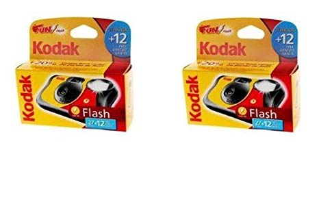 Kodak FUN Flash Disposable Camera – 39 Exposures Pack of 2