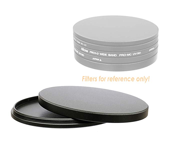 Fotasy Metal 46mm Filter Stack Caps, Filter Stack 46mm, 46mm Filter Case, Aluminum Alloy, Slim Stack fits 46mm UV CPL Fader ND Filter