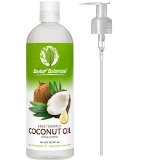 Best Fractionated Coconut Oil Liquid 16oz with BONUS E-BOOKPUMP Is Perfect for Blending with Essential Oils Sensual Massages Natural Intimate Lubricant Aromatherapy - Ultimate Natural Moisturizer for Radiant Hair Skin Face - 100 Pure Therapeutic Grade Carrier Oil - Love It Guaranteed