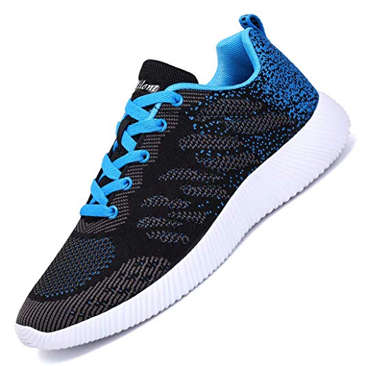 Alibress Men's Women's Lightweight Breathable Athletic Sneakers Mesh for Walking Running Sport Gym Shoes