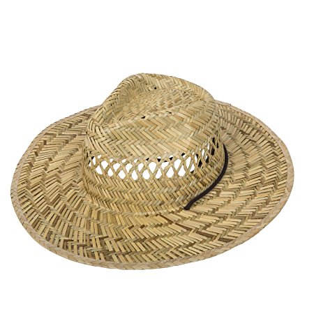 Mens Outdoor Work or Garden Straw Hat, 48