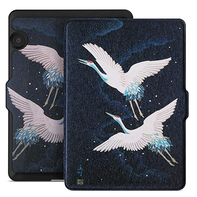 Ayotu Case for Kindle Voyage E-Reader Auto Wake and Sleep Smart Protective Cover, for Amazon 2014 Kindle Voyage Painting Series KV-09 Flying Birds