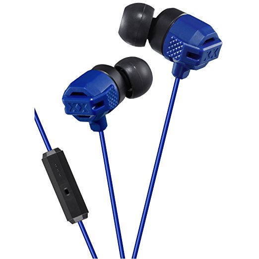 JVC HAFR202A Smartphone Series Xtreme Bass Earbuds, Blue