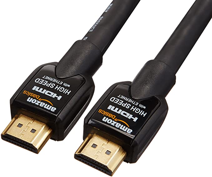 Amazon Basics High-Speed HDMI Cable - 25 Feet (7.6 Meters) Supports Ethernet, 3D, 4K and Audio Return