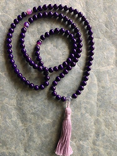 Indigo Mala with Tassel // Mala 108 Beads