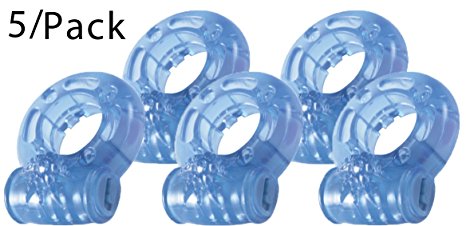 Eden Disposable Stretchy Vibrating Cock Ring (Disposable 5 pcs/pack)