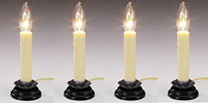 Darice Crafts 5201-77 6" Electric Country Window Candle Lamp - Quantity 4