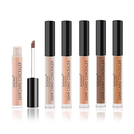 Joyeee Eye Concealer Serum, 6 Shades Facial Camouflage HD Under Eye Concealer, Satin Finish, All-Day Wear, Oil-Free, Light Conceals, Corrects, Covers, Net Wt per Piece 0.08 fl oz