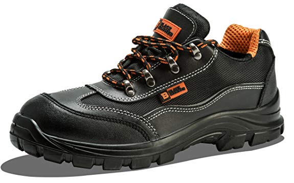 Black Hammer Mens Safety Boots Steel Toe Cap Shoes Work Ankle Trainers Hiker Midsole Protection S1P SRC 8821