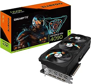 GIGABYTE GeForce RTX 4090 GAMING OC 24GB Graphics Card - 24GB GDDR6X, PCI-E 4.0, Core 2535Mhz, RGB fusion, Anti-sag bracket, Metal back plate, DP 1.4, HDMI 2.1a, NVIDIA DLSS 3, GV-N4090GAMING OC-24GD