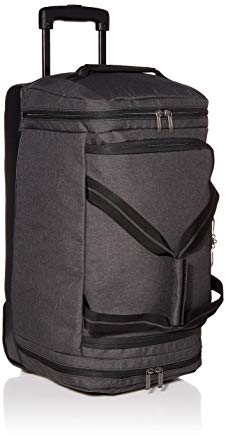 SOLO New York Downtown Travel Rolling 22 inch Carry-On Wheeled Duffle Bag Luggage-49L, Grey