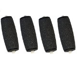 Pedi Solutions Rollers Refill Heads Extra Coarse Compatible with Pedi Perfect Foot Files Electronic Pedicure and Scholl Velvet Smooth Express Pedi 4 pack