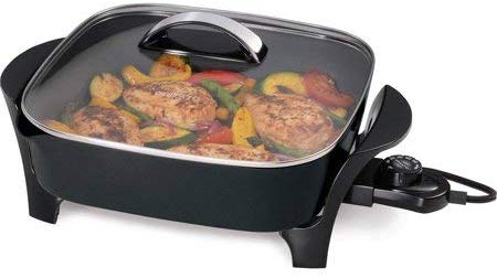 Presto Electric Skillet with glass cover (1, 12")