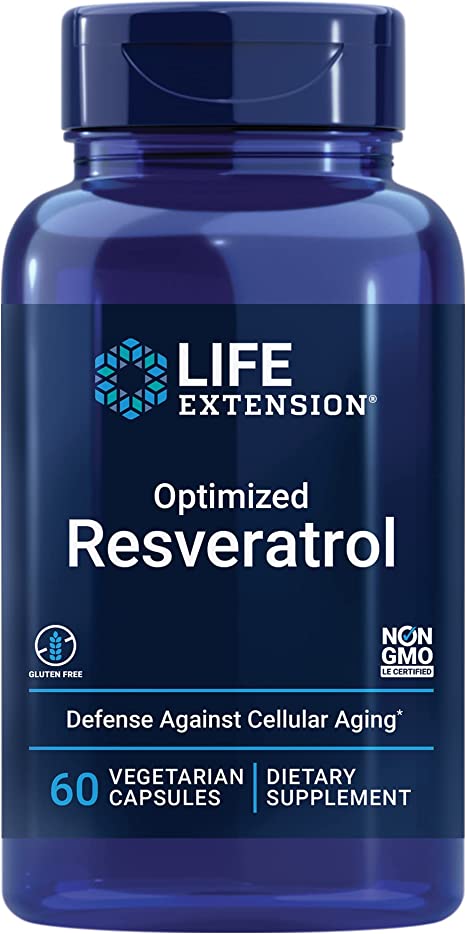 Life Extension Optimized Resveratrol, 60 vcaps 02230