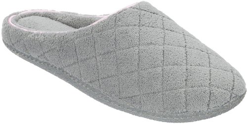 Dearfoams Women's Quilted Terry Clog Mule