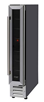 Russell Hobbs RHBI7WC1SS Built-in or Freestanding 7 Bottle Wine Cooler, Stainless Steel