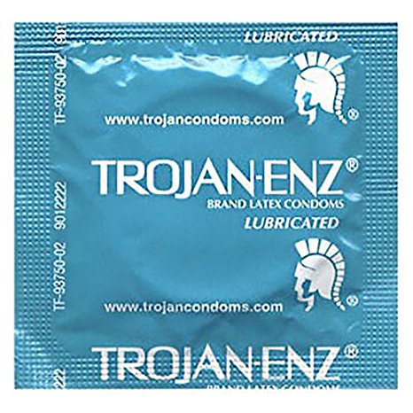 Trojan Condom ENZ Lubricated, 100 Count