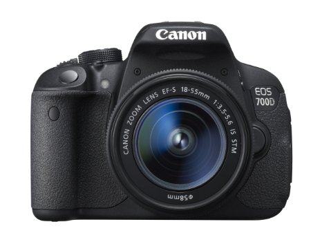Canon EOS 700D Digital SLR Camera EF-S 18-55 mm f35-56 IS STM Lens 18 MP CMOS Sensor 3 inch LCD