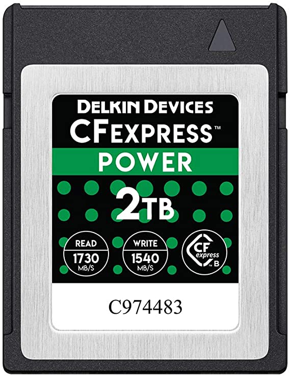 Delkin Devices 2TB Power CFexpress Type B Memory Card (DCFX1-2TB)