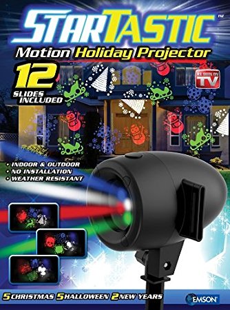 Startastic Holiday Laser Lights Christmas Projector Movie Slide 12 Modes, As Seen on TV!