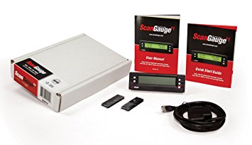 ScanGauge SGIIFFP Ultra Compact 3-in-1 Automotive Computer with Customizable Real-Time Fuel Economy Digital Gauges (Frustration Free)