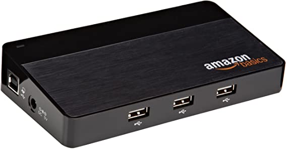 AmazonBasics USB Hub, 2.0 with 10 Ports