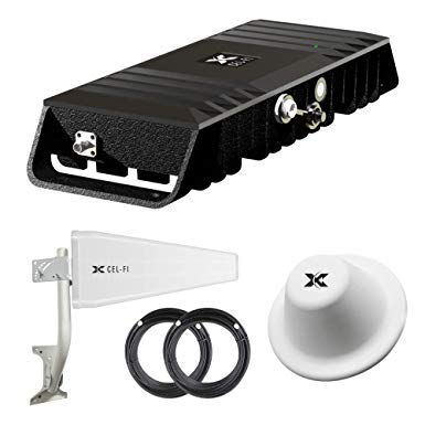 Cel-Fi GO X Cell Phone Signal Booster for Homes & Offices - Compatible with AT&T, Verizon, and T-Mobile - 1 Dome Antenna Kit