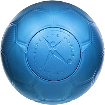 One World Play Project Soccer Ball - Unpoppable, Unbreakable, Non-Deflating, Non-Toxic Futbol