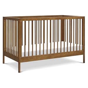 DaVinci, Birdie 3-in-1 Convertible Crib, Walnut, Easy Assemble, Greenguard Gold Certified