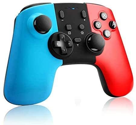 Diswoe Wireless Controller for Nintendo Switch, Remote Pro Controller Gamepad Joystick for Nintendo Switch Console, Supports 6-Axis Gyro and Dual Vibration Function