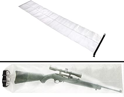 Ultimate Arms Gear Clear 64" Long Waterproof Rifle Shotgun Storage Gun Dry Bag with Room For Large Sights Scoped Accessories