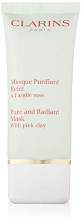 Clarins Pure & Radiant Mask With Pink Clay, 1.7-Ounce Box