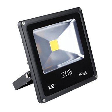 LE® 20W Super Bright Outdoor LED Flood Lights, 200W Halogen Bulb Equivalent, Waterproof, 1500lm, Daylight White, 6000K, Security Lights, Floodlight