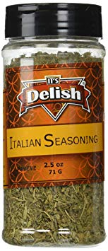 Italian Seasoning - 100% All Natural by Its Delish, 2.5 Oz. Medium Jar