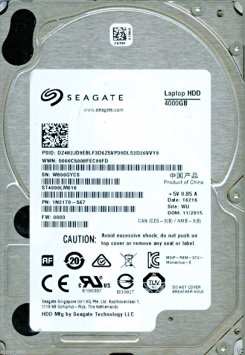 Seagate 4TB Laptop HDD SATA 6Gb/s 128MB Cache 2.5-Inch Internal Hard Drive (ST4000LM016)