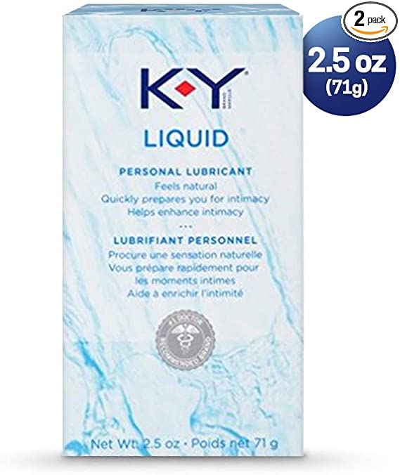 K-Y Liquid Lubricant, 2.5 oz (Pack of 2)