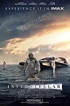 MCPosters Interstellar Christopher Nolan GLOSSY FINISH Movie Poster - MCP233 (24" x 36" (61cm x 91.5cm))