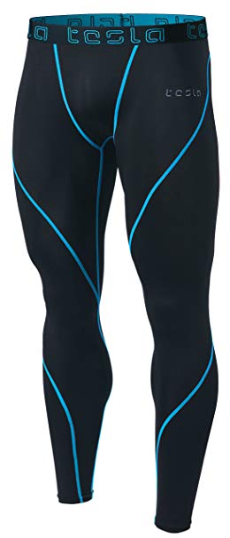 Tesla Men's Compression Pants Baselayer Cool Dry Sports Tights Leggings MUP19/MUP09/P16